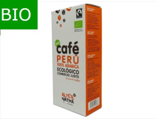 Imagen de ALTERNATIVA3 CAFE PERU MOLIDO BIO-FT 250gr 